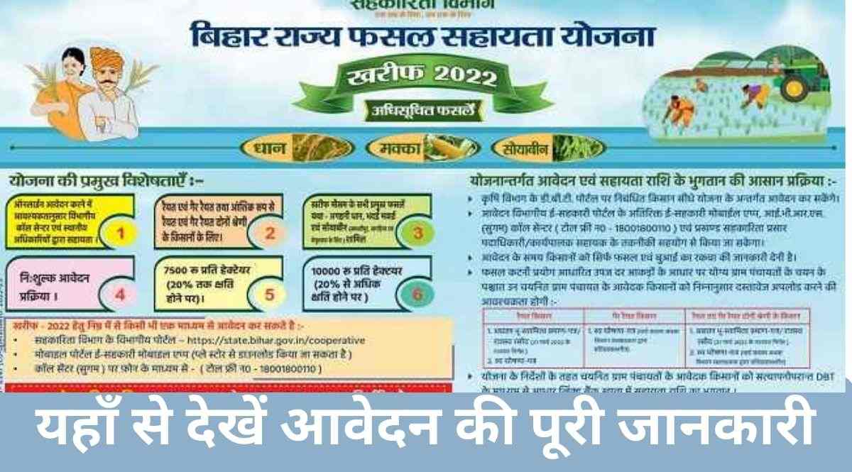 Bihar Rajya Fasal Sahayata Yojana 2024 1